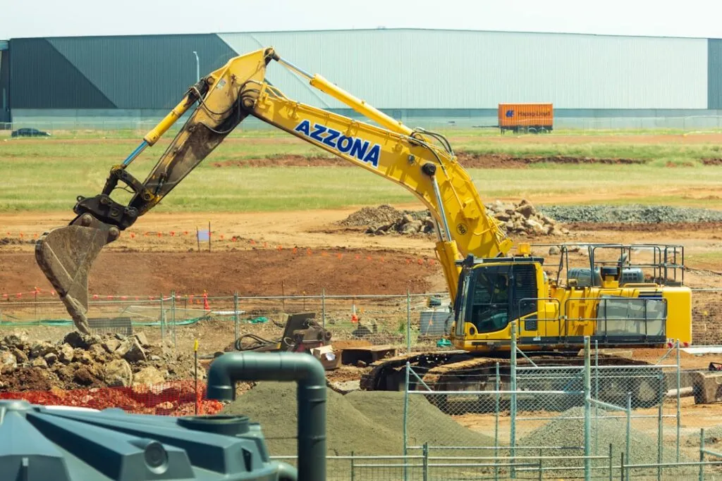 Photo Construction site truck