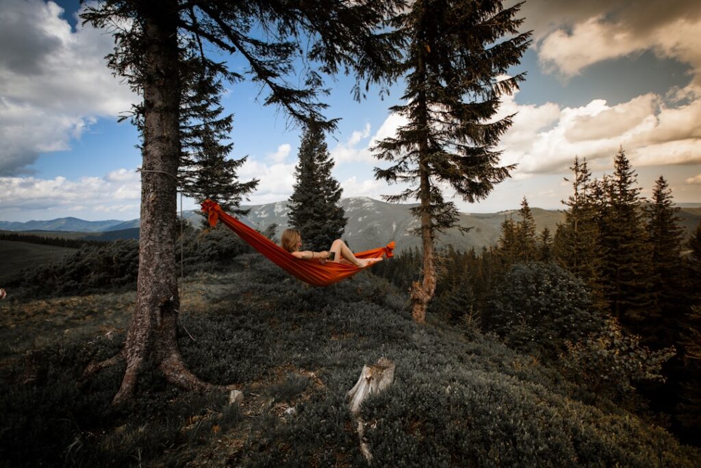Photo Shaded hammock