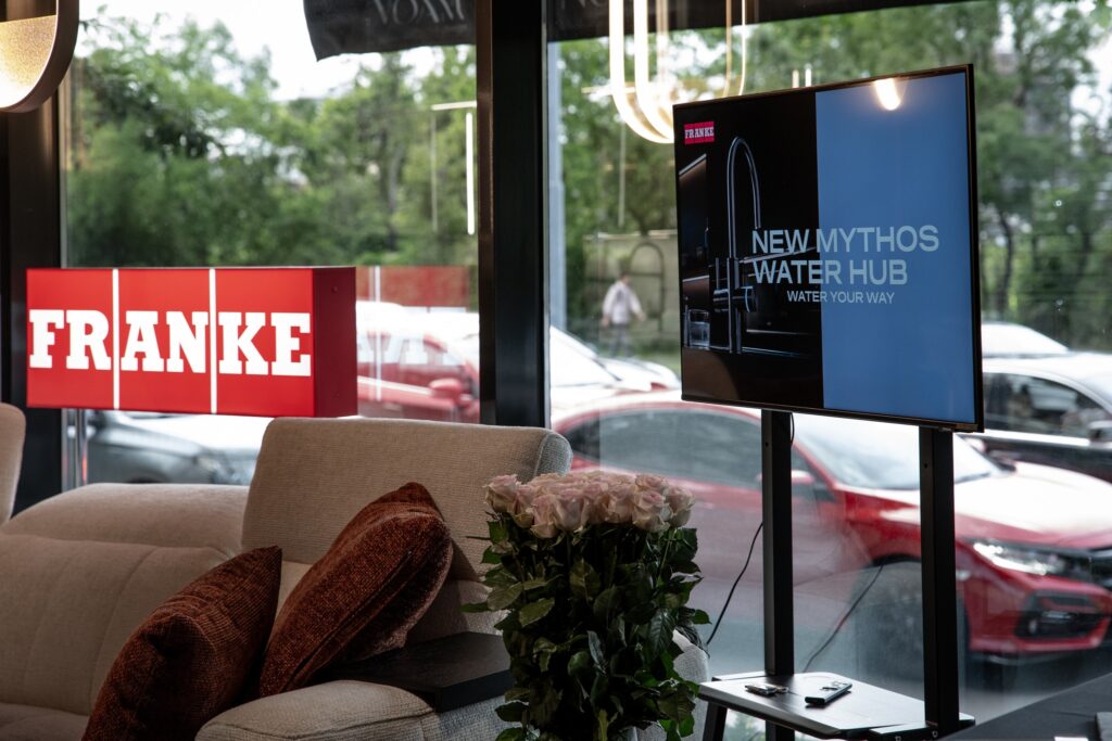 Franke - Lansare Mythos Water Hub in Romania