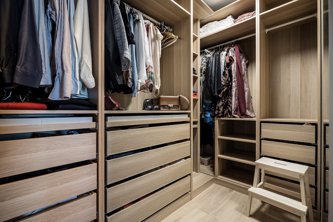 Photo wardrobe organization