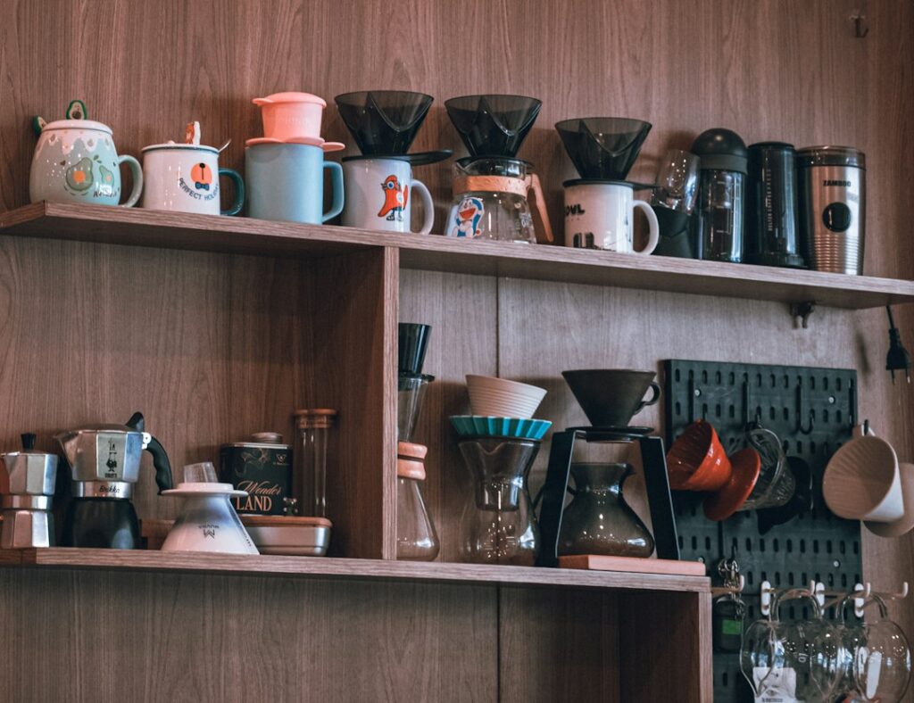 Photo coffee bar at home