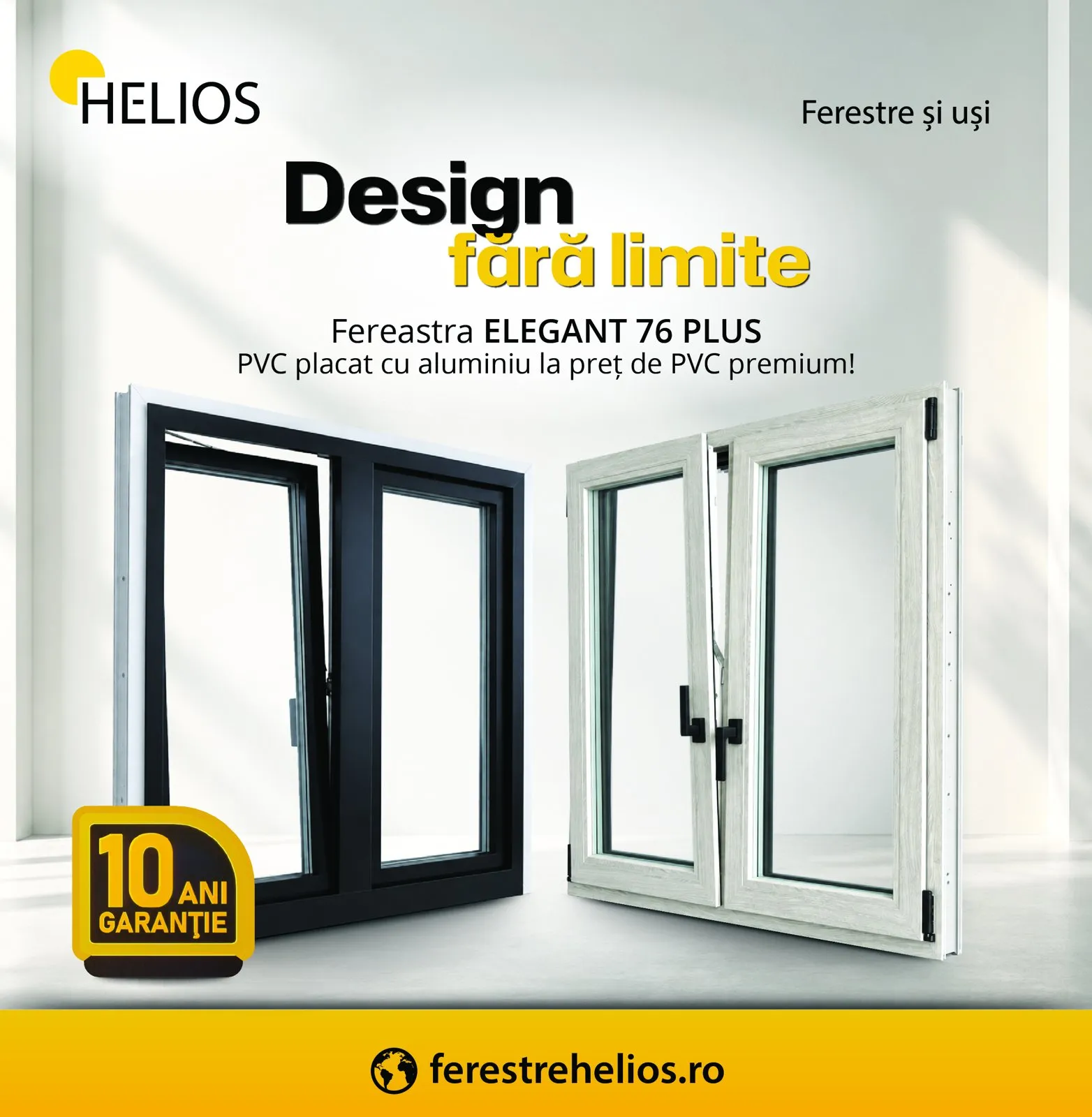 Aluminiu la exterior, PVC la interior: alternativa mai accesibilă la tâmplăria din aluminiu