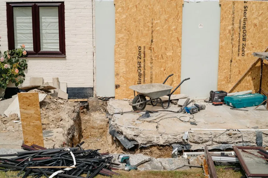 Photo common construction materials mistakes